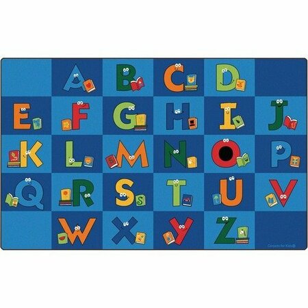 CARPETS FOR KIDS Library Rug, Reading Letters, 8ft 4inx13ft 4in CPT6234